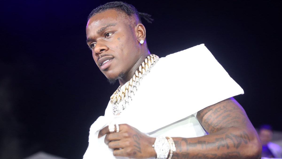 DaBaby Takes Awkward Fall At Vegas Show & Nearly Loses $20K Diamond Ring